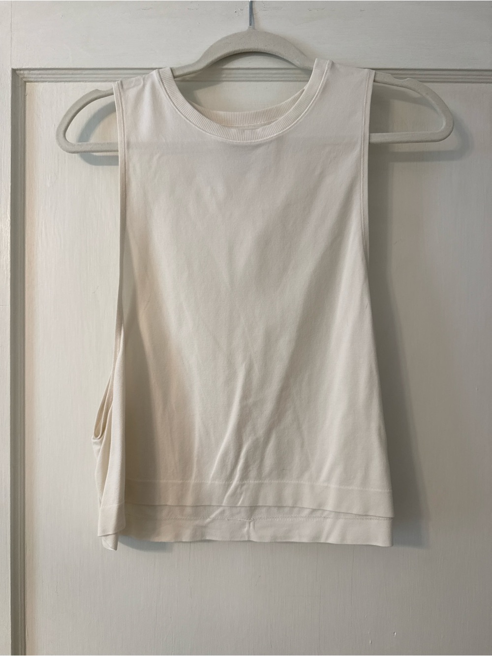 Athleta Cream Muscle Tank